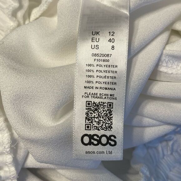 ASOS Jogger Pants White 8 - Picture 6 of 7